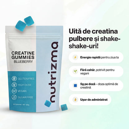 Cuburi gelificate de creatină